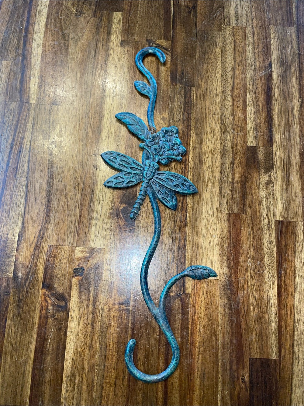 Vintage Wrought Iron Dragonfly Hanger